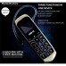 LONG-CZ J8 Mini téléphone avec fonction mains libres Radio FM de soutien, carte micro SIM, réseau GSM
